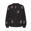 Fransa Long sleeved blouse (Black )