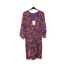 Ichi Dress (Purple multi flower)