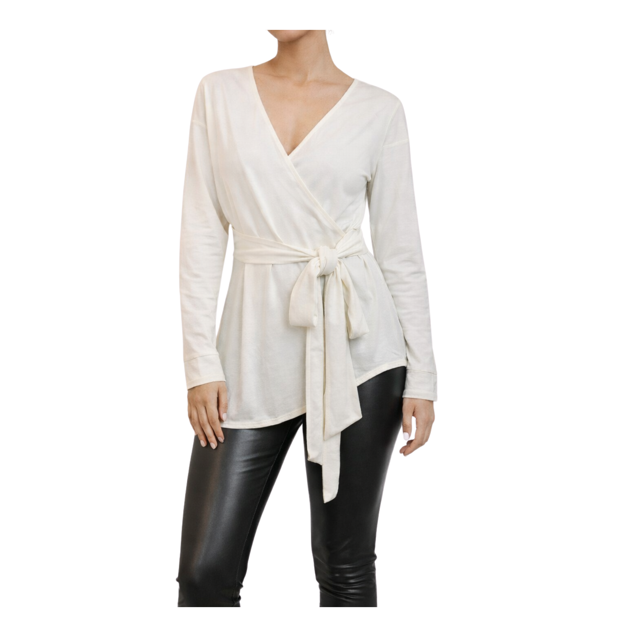 boohoo white dress long sleeve Boohoo Long-sleeved shirt (White) – Fashionstockb2b