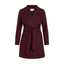 Vila Fabric Coat (Burgundy)