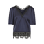 Love & Divine Short sleeve blouse (Blue)