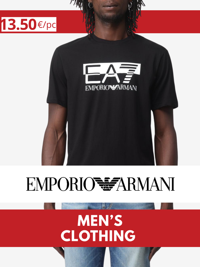 EMPORIO ARMANI men's t-shirt lot
