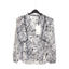 Naf-Naf Long sleeve blouse (Noir Motif)