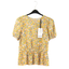 Naf-Naf Short sleeve blouse (Mathilde Ocre)