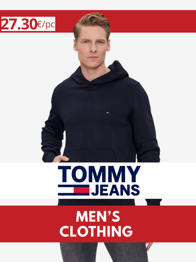 TOMMY JEANS men's hoodie lot