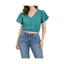 Naf-Naf Short sleeve blouse (Vert Palme)