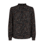 Saint Tropez Long-sleeved blouse (Black multi)