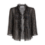 Saint Tropez Long-sleeved blouse (Black multi dots)