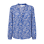 Saint Tropez Long-sleeved blouse (Blue)