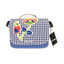 O bag Bag (Blue flower plaid)