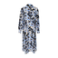Kaffe Dress (Black blue graphic)
