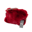 O bag Bag (Burgundy furry Silver chain)
