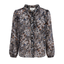 Saint Tropez Long-sleeved blouse (Ice peacock)