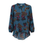 Fransa Long sleeved shirt (BluePink)
