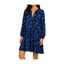 Saint Tropez Dress (Blackblue flowers)