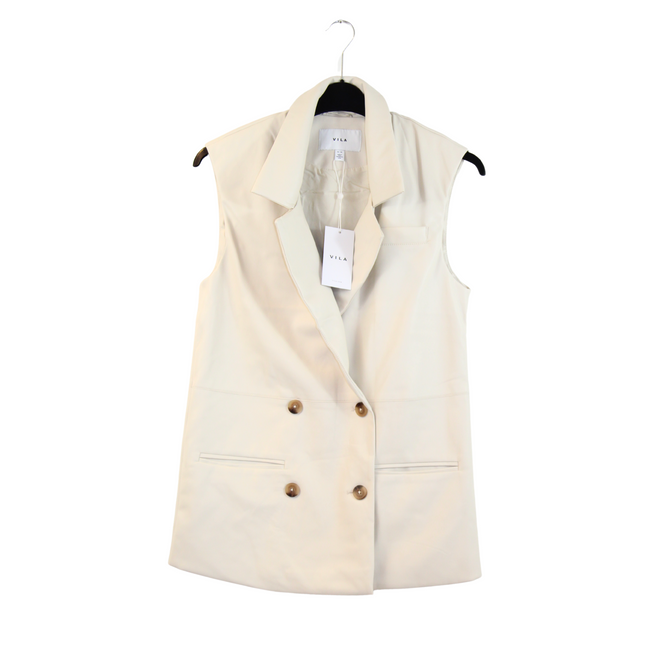 Vila Curvy Vest (Sand)