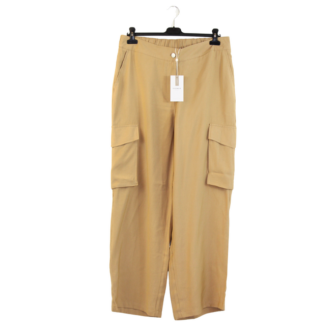 Vila Curvy Trousers (Brown)