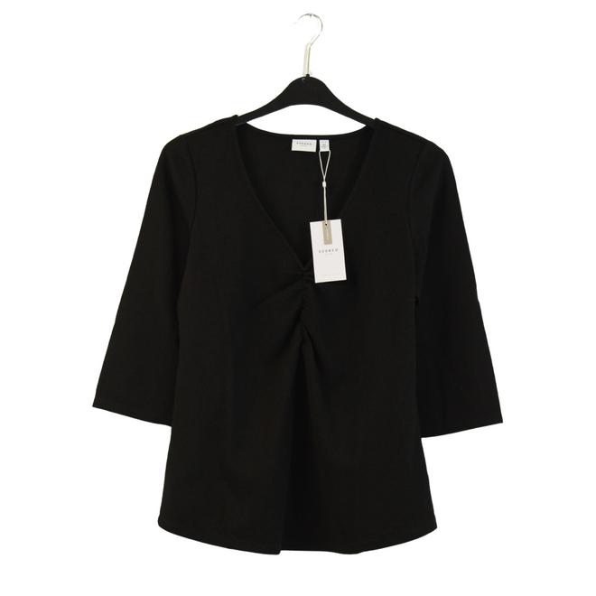 Vila Curvy Long sleeve blouse (Black)