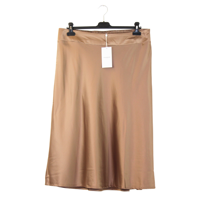 Vila Curvy Skirt (Brown)