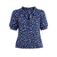 Saint Tropez Short-sleeved blouse (Surf blue)