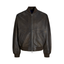 Jack&Jones Leather bomber jacket (Chocolatte Brown)