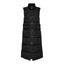 Only Long down vest (Black)