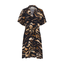 Kaffe Dress (BlackBrown)
