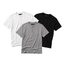 Brave Soul 3 Pack Tshirt (WHITE/BLACK/GREY)