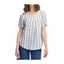 Fransa Short-sleeved blouse (Blue Art)