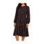 Saint Tropez Dress (Black red blooms)