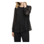Ichi Long-sleeved blouse (Black)