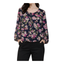 Hailys Long-sleeved shirt (Navy flower)