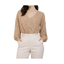 Hailys Longsleeved blouse (Beige leo)