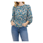 Ichi Long-sleeved blouse (Blue)