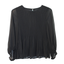 Ichi Long-sleeved blouse (Black)
