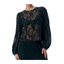 OBJECT Long sleeve blouse (Black)