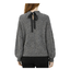 OBJECT Heavy knit cardigan (Medium gray melange)