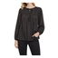 Ichi Long-sleeved blouse (Black)