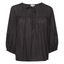 Ichi Long-sleeved blouse (Black)
