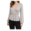 Sisters Point Long sleeve blouse (LSilver)