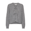 OBJECT Heavy knit cardigan (Medium gray)