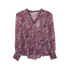 MSCH Long-sleeved blouse (Red flower)