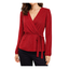 Sisters Point Long sleeve blouse (Red Silver)