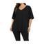 Kaffe Shortsleeved blouse ( Black deep)