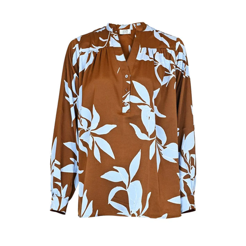 Love & Divine Long sleeve blouse (brown)