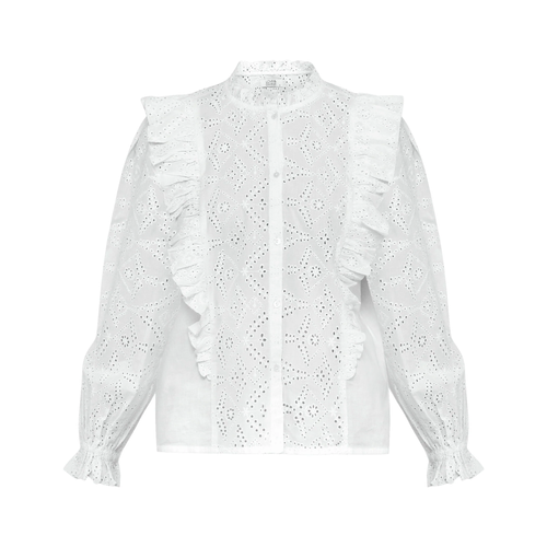 Love & Divine Long sleeve blouse (white)