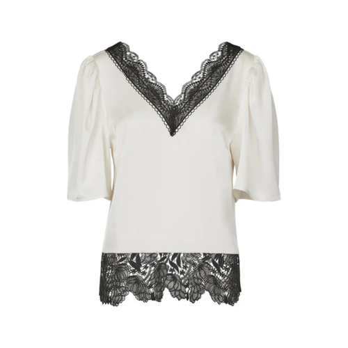 Love & Divine Short sleeve blouse (White)