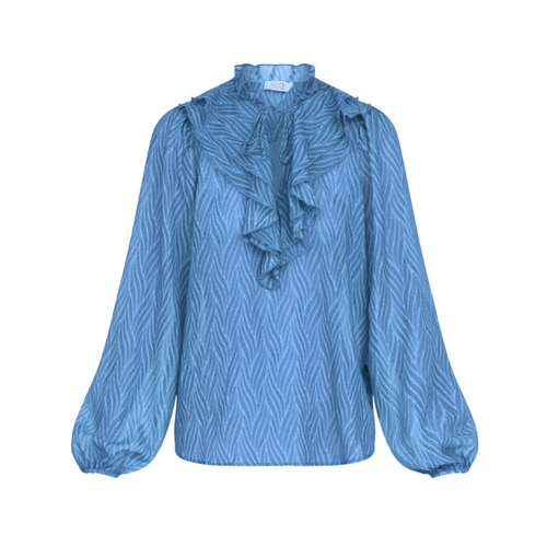 Love & Divine Long sleeve blouse (blue)