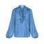 Love & Divine Long sleeve blouse (blue)