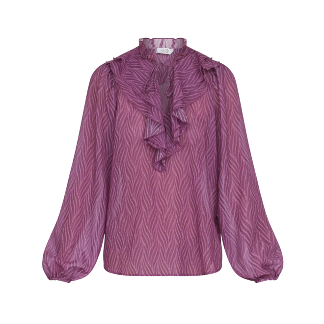 Love & Divine Long sleeve blouse (purple)
